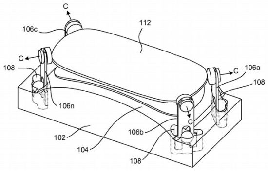 苹果一项最新专利显示，iPhone未来可能会采用带弧度的屏幕